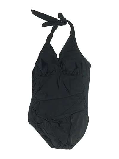 Pre-owned Talbots One Piece Swimsuit In Black