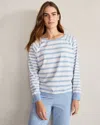 Talbots Organic Cotton Jersey Striped Sleep T-shirt - Eventide Stripe - Xxl