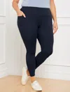 Talbots Out & About Essential Leggings - Blue - 1x