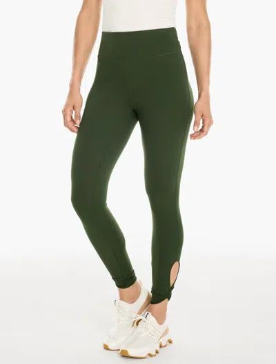 Talbots Out & About Twist Capri Leggings - Nori - Xs