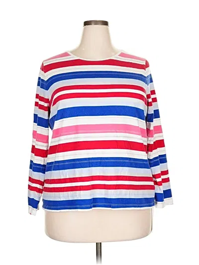 Pre-owned Talbots Outlet 3/4 Sleeve T-shirt In Pink