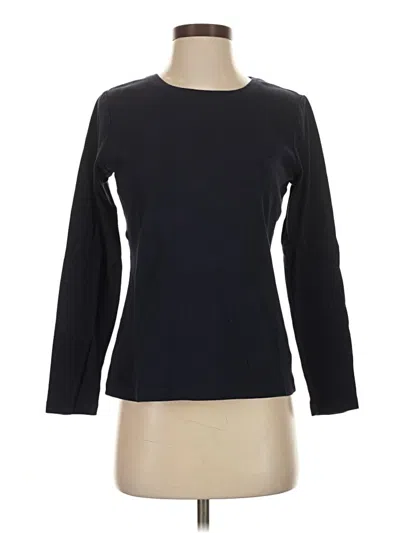 Pre-owned Talbots Outlet 3/4 Sleeve T-shirt In Black