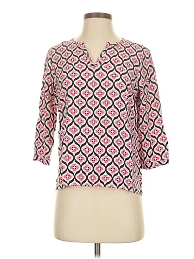 Pre-owned Talbots Outlet 3/4 Sleeve T-shirt In Pink