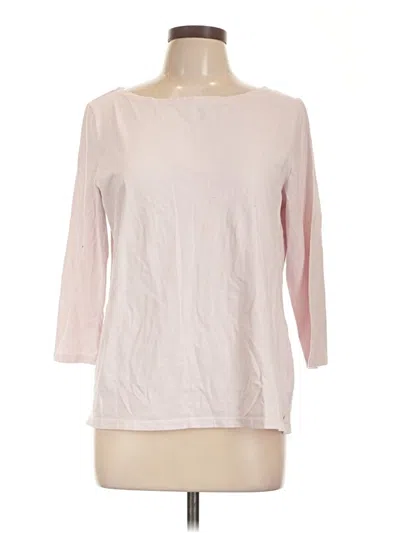 Pre-owned Talbots Outlet 3/4 Sleeve T-shirt In Pink