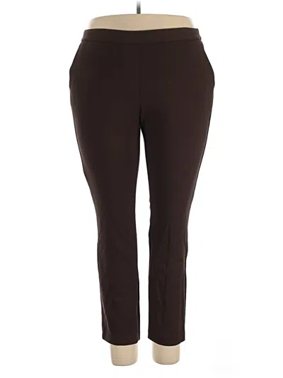 Pre-owned Talbots Outlet Active Pants In Brown