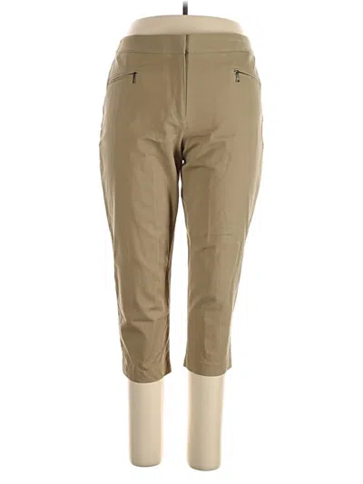 Pre-owned Talbots Outlet Active Pants In Tan