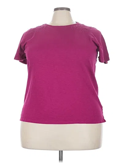 Pre-owned Talbots Outlet Active T-shirt In Purple
