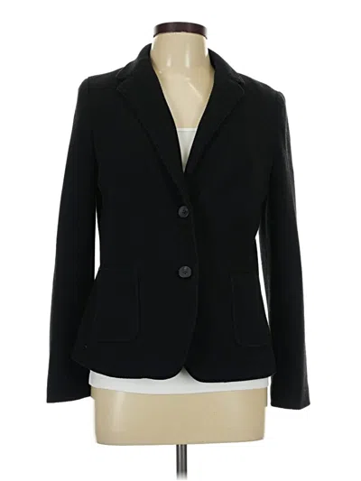 Pre-owned Talbots Outlet Blazer Jacket In Black