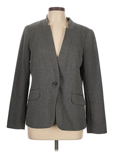Pre-owned Talbots Outlet Blazer Jacket In Gray