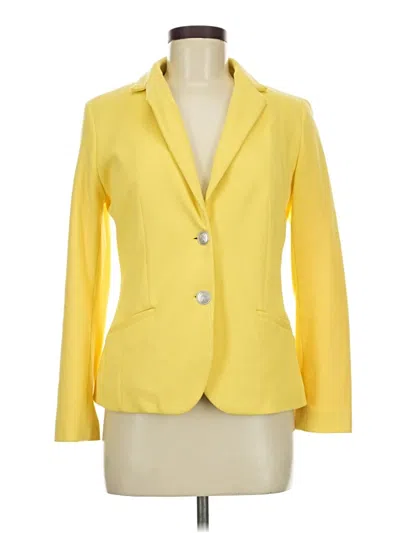 Pre-owned Talbots Outlet Blazer Jacket In Yellow