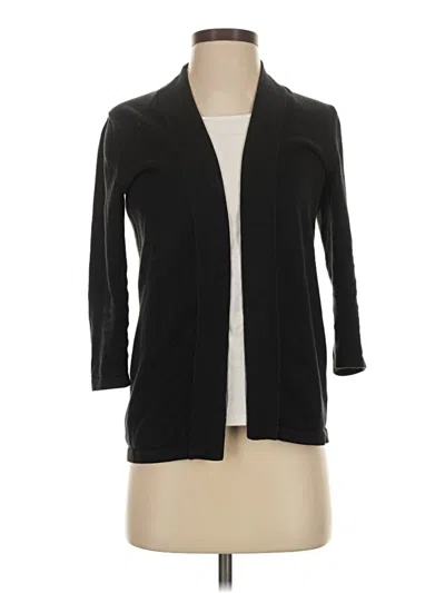 Pre-owned Talbots Outlet Cardigan Sweater In Black