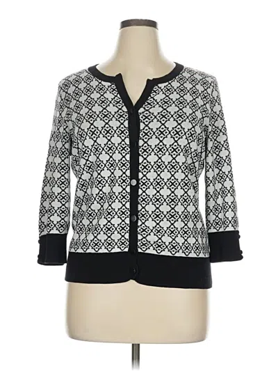 Pre-owned Talbots Outlet Cardigan Sweater In Black