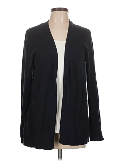 Pre-owned Talbots Outlet Cardigan Sweater In Black