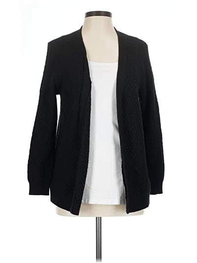 Pre-owned Talbots Outlet Cardigan Sweater In Black