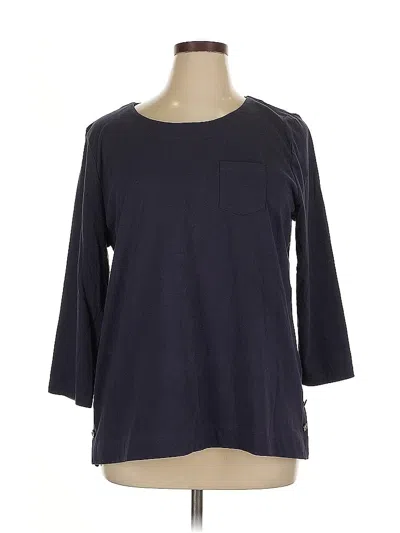 Pre-owned Talbots Outlet Cardigan Sweater In Blue