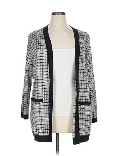 Pre-owned Talbots Outlet Cardigan Sweater In Gray