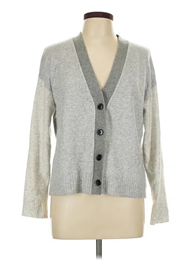 Pre-owned Talbots Outlet Cardigan Sweater In Gray