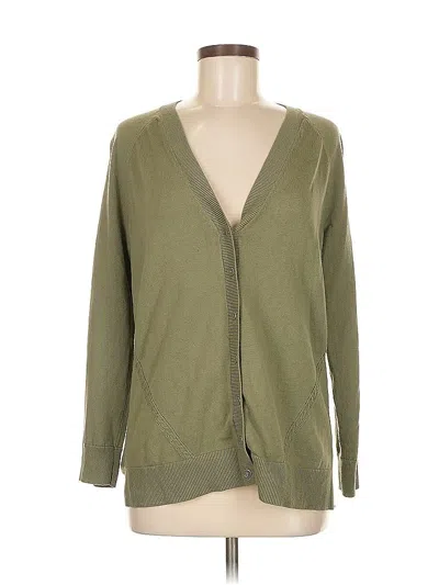 Pre-owned Talbots Outlet Cardigan Sweater In Green