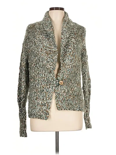 Pre-owned Talbots Outlet Cardigan Sweater In Green