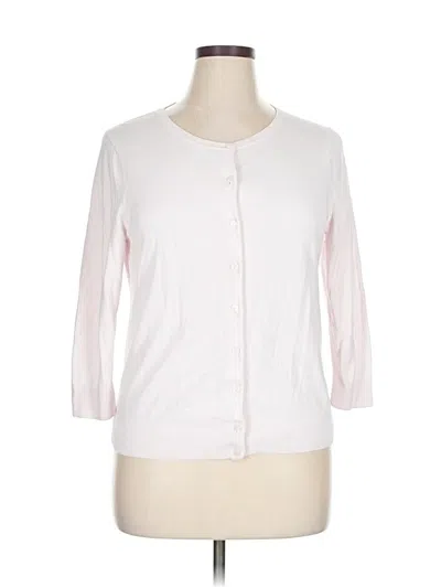 Pre-owned Talbots Outlet Cardigan Sweater In Pink