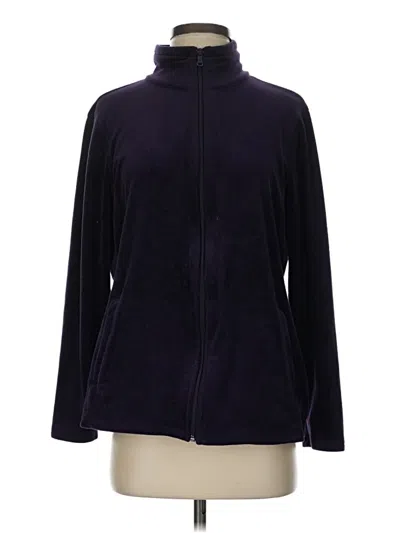 Pre-owned Talbots Outlet Cardigan Sweater In Purple