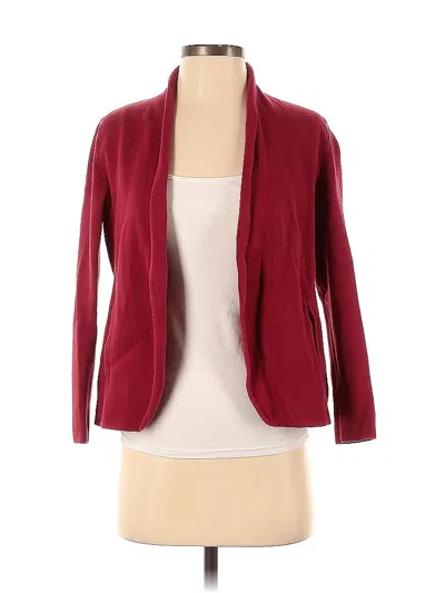 Pre-owned Talbots Outlet Cardigan Sweater In Red