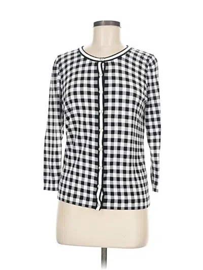 Pre-owned Talbots Outlet Cardigan Sweater In White