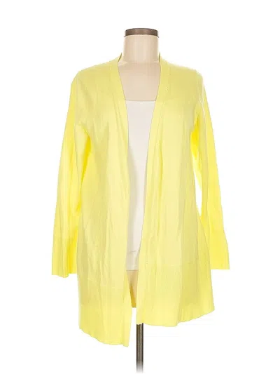 Pre-owned Talbots Outlet Cardigan Sweater In Yellow