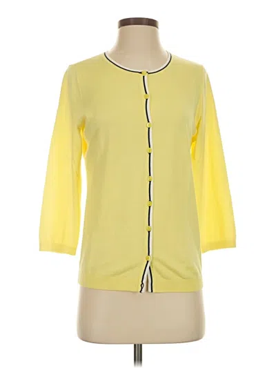 Pre-owned Talbots Outlet Cardigan Sweater In Yellow