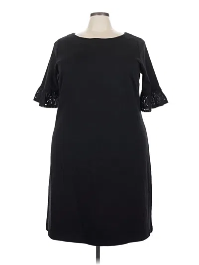 Pre-owned Talbots Outlet Casual Dress In Black