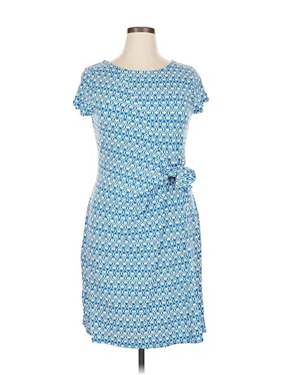 Pre-owned Talbots Outlet Casual Dress In Blue