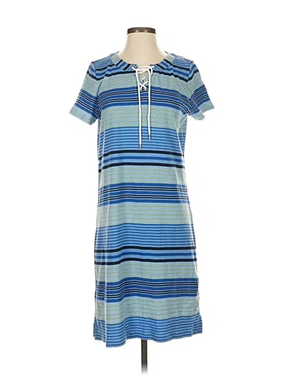 Pre-owned Talbots Outlet Casual Dress In Blue