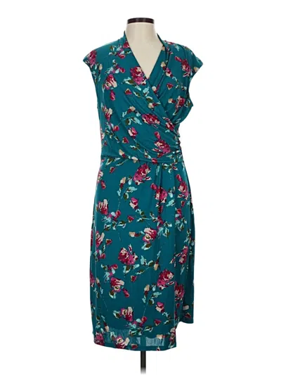 Pre-owned Talbots Outlet Casual Dress In Blue