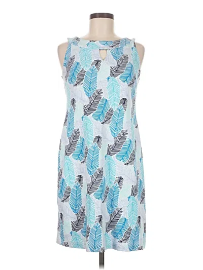 Pre-owned Talbots Outlet Casual Dress In Blue