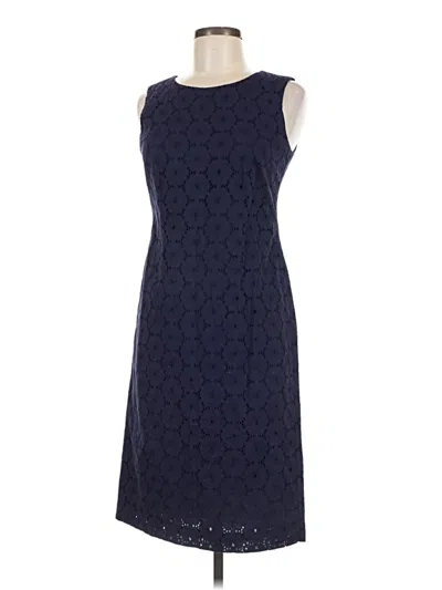 Pre-owned Talbots Outlet Casual Dress In Blue