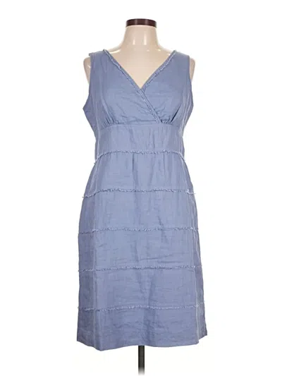 Pre-owned Talbots Outlet Casual Dress In Blue