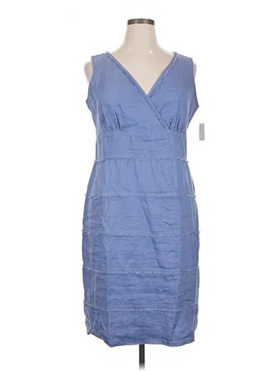 Pre-owned Talbots Outlet Casual Dress In Blue