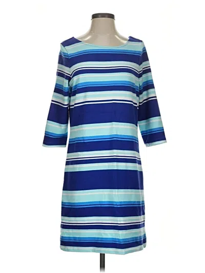 Pre-owned Talbots Outlet Casual Dress In Blue
