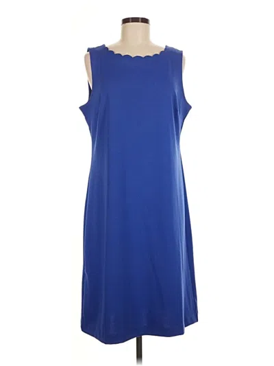 Pre-owned Talbots Outlet Casual Dress In Blue