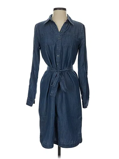 Pre-owned Talbots Outlet Casual Dress In Blue