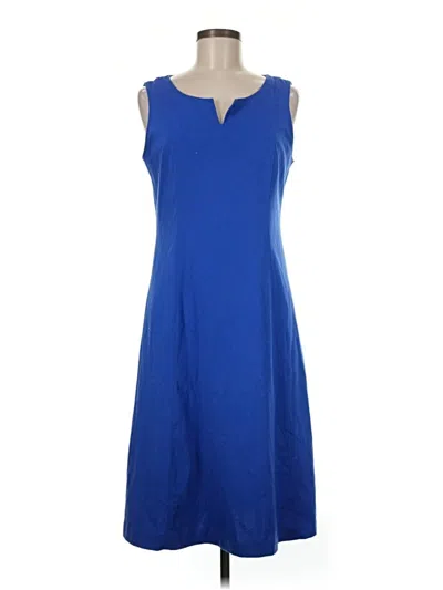 Pre-owned Talbots Outlet Casual Dress In Blue