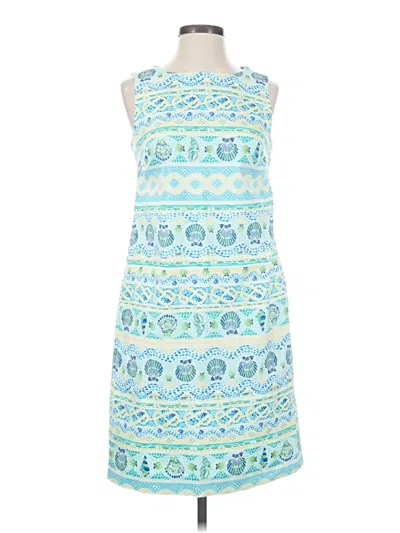 Pre-owned Talbots Outlet Casual Dress In Blue