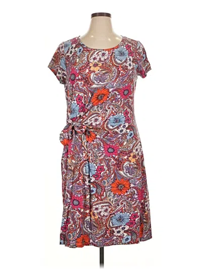 Pre-owned Talbots Outlet Casual Dress In Brown