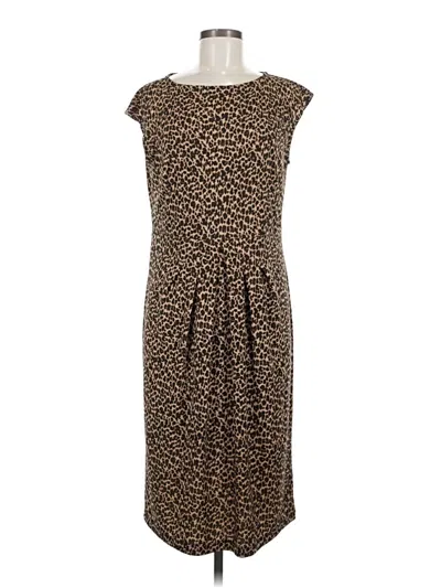 Pre-owned Talbots Outlet Casual Dress In Brown