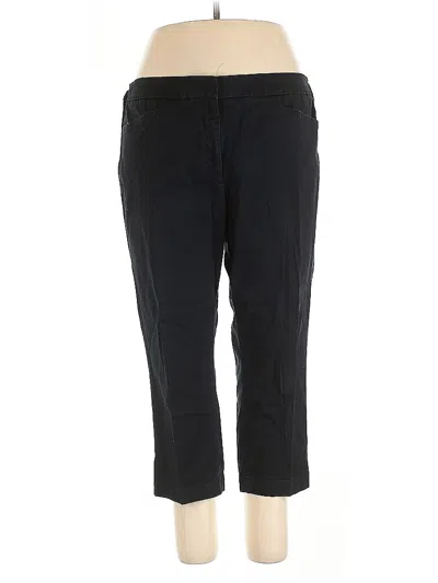 Pre-owned Talbots Outlet Casual Pants In Black