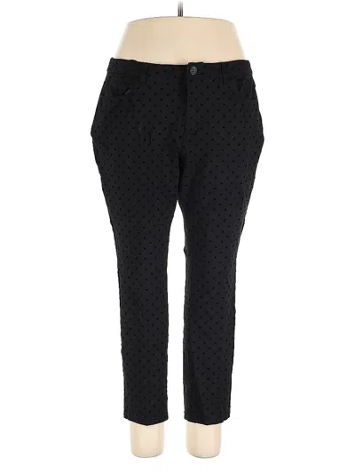 Pre-owned Talbots Outlet Casual Pants In Black