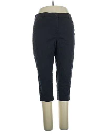 Pre-owned Talbots Outlet Casual Pants In Black