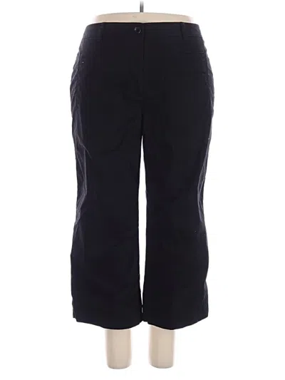 Pre-owned Talbots Outlet Casual Pants In Black