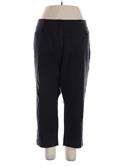 Pre-owned Talbots Outlet Casual Pants In Black