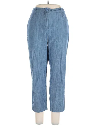 Pre-owned Talbots Outlet Casual Pants In Blue